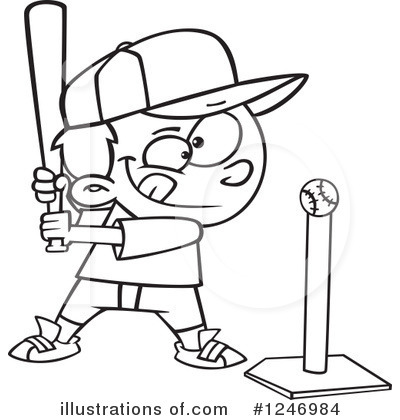 Royalty-Free (RF) Baseball Clipart Illustration by toonaday - Stock Sample #1246984