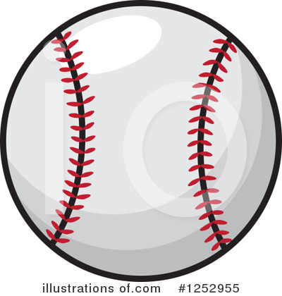Royalty-Free (RF) Baseball Clipart Illustration by Vector Tradition SM - Stock Sample #1252955