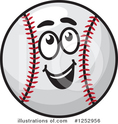 Royalty-Free (RF) Baseball Clipart Illustration by Vector Tradition SM - Stock Sample #1252956