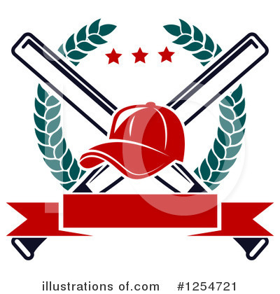 Royalty-Free (RF) Baseball Clipart Illustration by Vector Tradition SM - Stock Sample #1254721