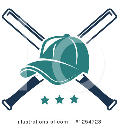 Royalty-Free (RF) Baseball Clipart Illustration by Vector Tradition SM - Stock Sample #1254723