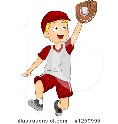 Royalty-Free (RF) Baseball Clipart Illustration by BNP Design Studio - Stock Sample #1259995