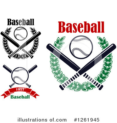 Royalty-Free (RF) Baseball Clipart Illustration by Vector Tradition SM - Stock Sample #1261945