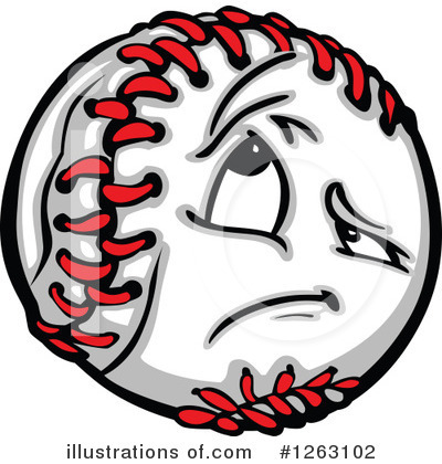 Royalty-Free (RF) Baseball Clipart Illustration by Chromaco - Stock Sample #1263102