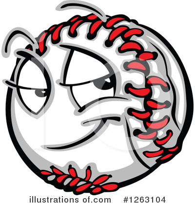Royalty-Free (RF) Baseball Clipart Illustration by Chromaco - Stock Sample #1263104