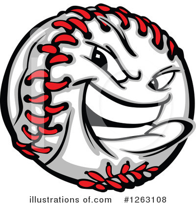 Royalty-Free (RF) Baseball Clipart Illustration by Chromaco - Stock Sample #1263108