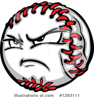 Royalty-Free (RF) Baseball Clipart Illustration by Chromaco - Stock Sample #1263111
