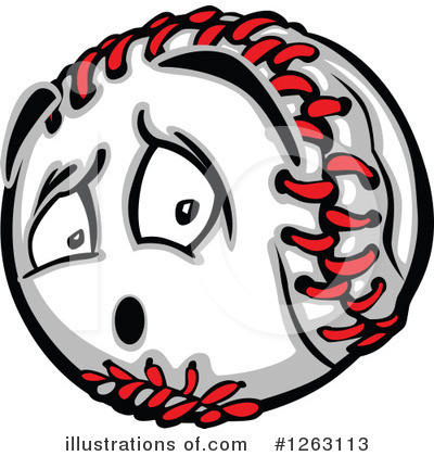 Royalty-Free (RF) Baseball Clipart Illustration by Chromaco - Stock Sample #1263113