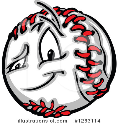 Royalty-Free (RF) Baseball Clipart Illustration by Chromaco - Stock Sample #1263114