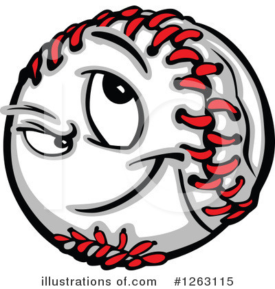 Royalty-Free (RF) Baseball Clipart Illustration by Chromaco - Stock Sample #1263115