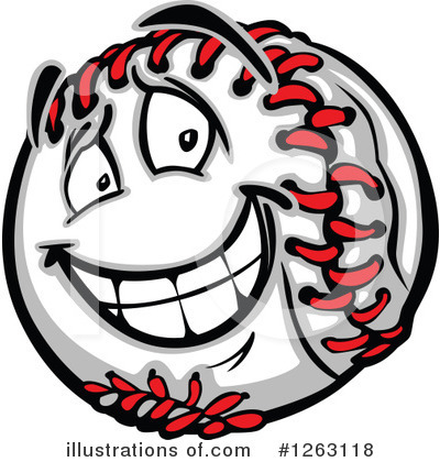 Royalty-Free (RF) Baseball Clipart Illustration by Chromaco - Stock Sample #1263118