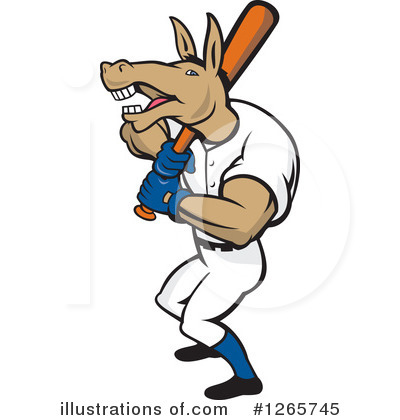Royalty-Free (RF) Baseball Clipart Illustration by patrimonio - Stock Sample #1265745