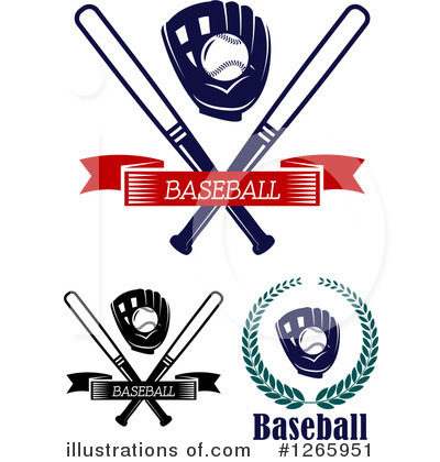 Royalty-Free (RF) Baseball Clipart Illustration by Vector Tradition SM - Stock Sample #1265951