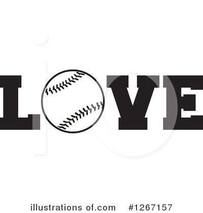 Softball Clipart #1267157 by Johnny Sajem