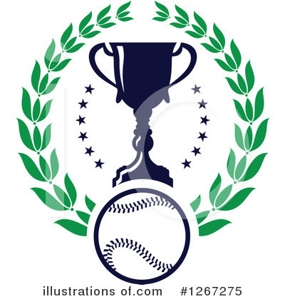 Royalty-Free (RF) Baseball Clipart Illustration by Vector Tradition SM - Stock Sample #1267275
