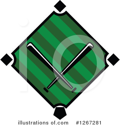 Baseball Diamond Clipart #1267281 by Vector Tradition SM