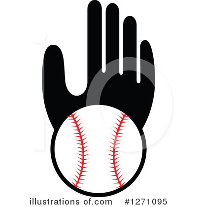 Royalty-Free (RF) Baseball Clipart Illustration by Vector Tradition SM - Stock Sample #1271095