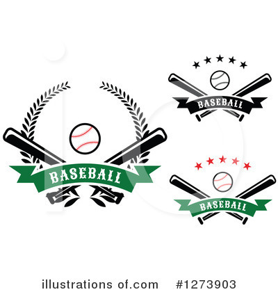 Royalty-Free (RF) Baseball Clipart Illustration by Vector Tradition SM - Stock Sample #1273903