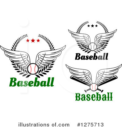 Royalty-Free (RF) Baseball Clipart Illustration by Vector Tradition SM - Stock Sample #1275713