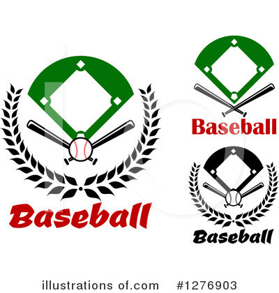 Royalty-Free (RF) Baseball Clipart Illustration by Vector Tradition SM - Stock Sample #1276903