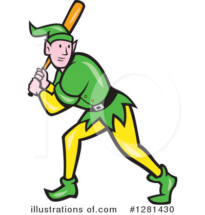 Royalty-Free (RF) Baseball Clipart Illustration by patrimonio - Stock Sample #1281430