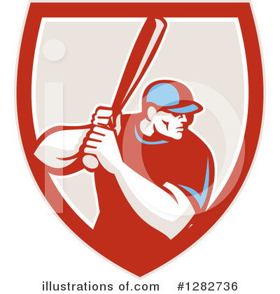 Royalty-Free (RF) Baseball Clipart Illustration by patrimonio - Stock Sample #1282736