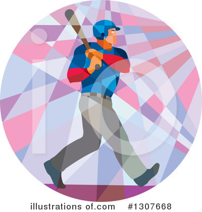 Royalty-Free (RF) Baseball Clipart Illustration by patrimonio - Stock Sample #1307668