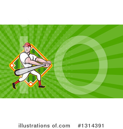 Royalty-Free (RF) Baseball Clipart Illustration by patrimonio - Stock Sample #1314391