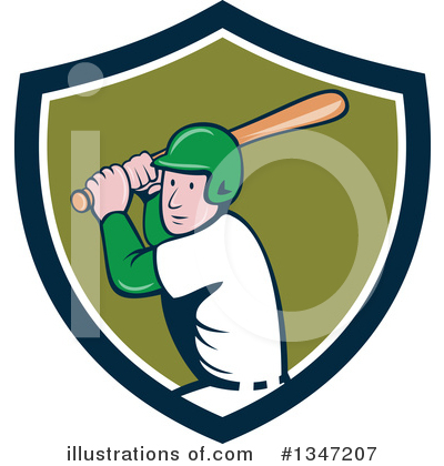 Royalty-Free (RF) Baseball Clipart Illustration by patrimonio - Stock Sample #1347207