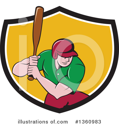 Royalty-Free (RF) Baseball Clipart Illustration by patrimonio - Stock Sample #1360983