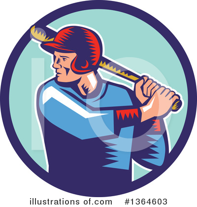 Royalty-Free (RF) Baseball Clipart Illustration by patrimonio - Stock Sample #1364603