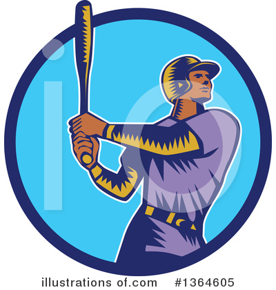 Royalty-Free (RF) Baseball Clipart Illustration by patrimonio - Stock Sample #1364605