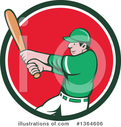Royalty-Free (RF) Baseball Clipart Illustration by patrimonio - Stock Sample #1364606