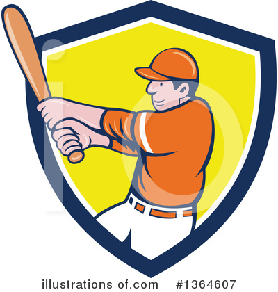 Royalty-Free (RF) Baseball Clipart Illustration by patrimonio - Stock Sample #1364607