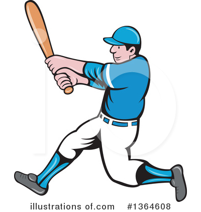 Royalty-Free (RF) Baseball Clipart Illustration by patrimonio - Stock Sample #1364608