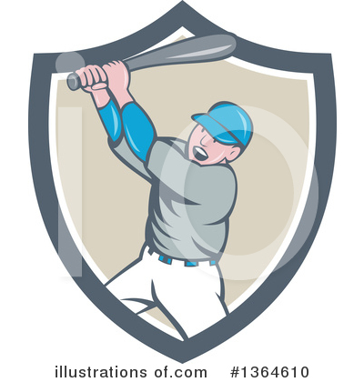 Royalty-Free (RF) Baseball Clipart Illustration by patrimonio - Stock Sample #1364610