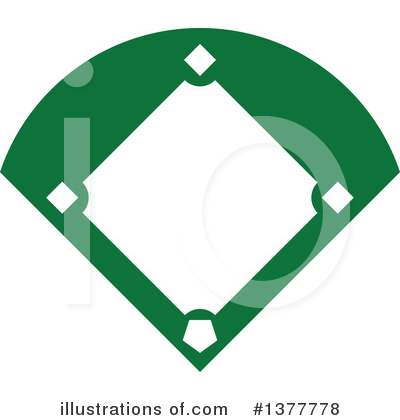 Baseball Diamond Clipart #1377778 by Vector Tradition SM