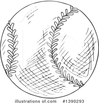 Softball Clipart #1390293 by Vector Tradition SM