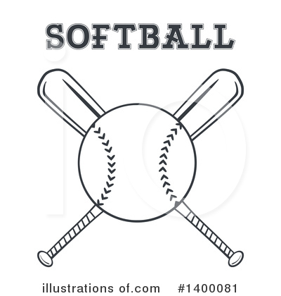 Royalty-Free (RF) Baseball Clipart Illustration by Hit Toon - Stock Sample #1400081
