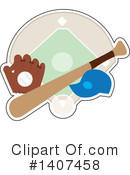 Baseball Clipart #1407458 by Maria Bell