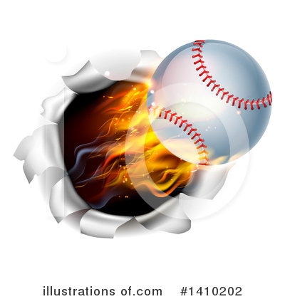 Royalty-Free (RF) Baseball Clipart Illustration by AtStockIllustration - Stock Sample #1410202