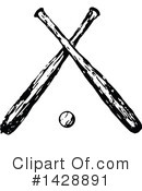 Baseball Clipart #1428891 by Prawny Vintage