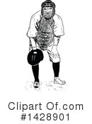 Baseball Clipart #1428901 by Prawny Vintage