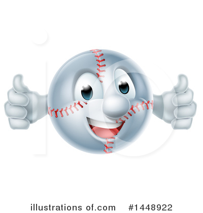 Royalty-Free (RF) Baseball Clipart Illustration by AtStockIllustration - Stock Sample #1448922