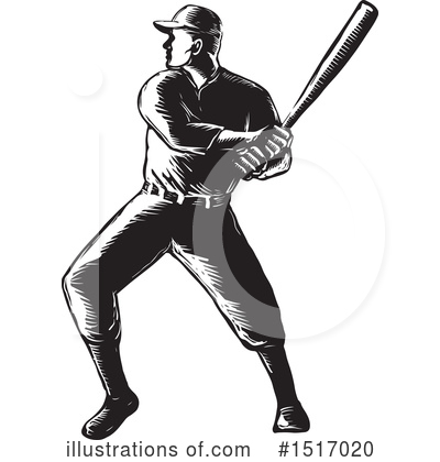 Royalty-Free (RF) Baseball Clipart Illustration by patrimonio - Stock Sample #1517020