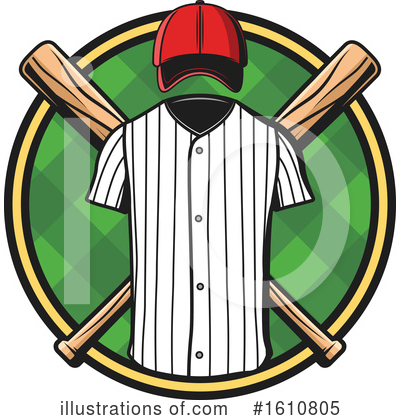 Royalty-Free (RF) Baseball Clipart Illustration by Vector Tradition SM - Stock Sample #1610805
