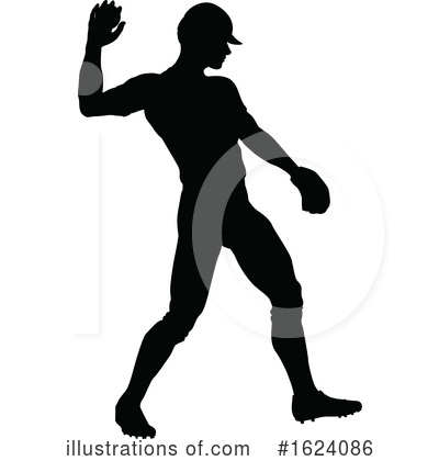 Baseball Player Clipart #1624086 by AtStockIllustration