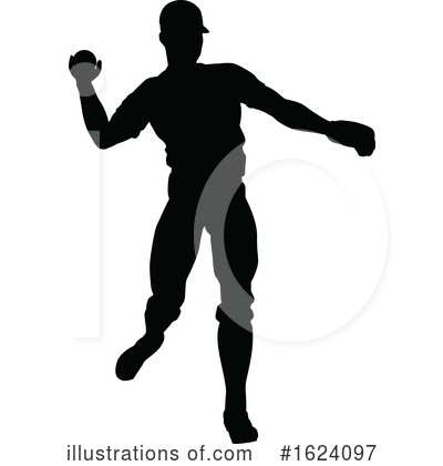 Baseball Player Clipart #1624097 by AtStockIllustration