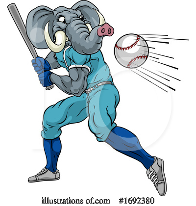 Royalty-Free (RF) Baseball Clipart Illustration by AtStockIllustration - Stock Sample #1692380