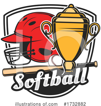 Royalty-Free (RF) Baseball Clipart Illustration by Vector Tradition SM - Stock Sample #1732882